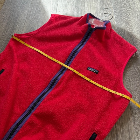 Patagonia Synchilla Red and Purple Fleece Vest - Picture 6 of 6